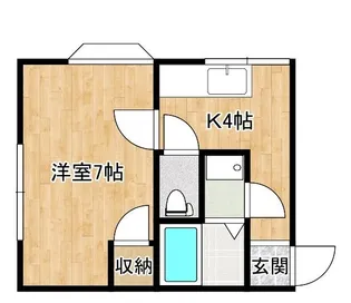 アザレアハイム【1階】の間取り