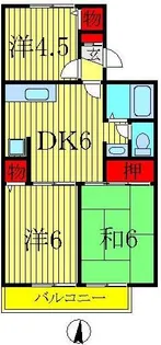 ロイヤルタウン泉【1階】の間取り