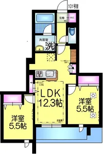 プレミアメゾン【1階】の間取り