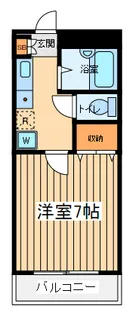 キティー・コーポ【3階】の間取り