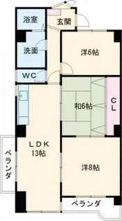 メゾン孝東【4階】の間取り