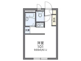 レオパレスアクア(15667)【2階】の間取り