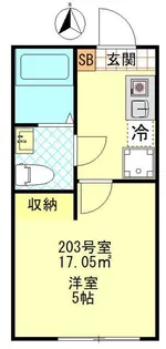 東京都板橋区蓮根2【アパート】の間取り