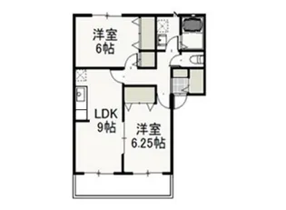 クリスタルパレス C【1階】の間取り