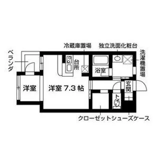 エスト日比野【4階】の間取り