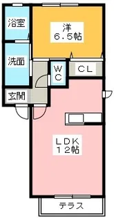 AC半田・I【1階】の間取り