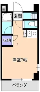 1Rの間取り画像