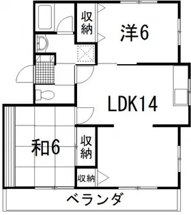 広島県東広島市西条町助実【マンション】の間取り