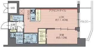 プレジオ川口ASIAN【3階】の間取り