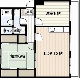 広島県広島市中区舟入南4【マンション】の間取り