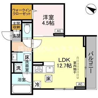 リーセント ビオラ【1階】の間取り