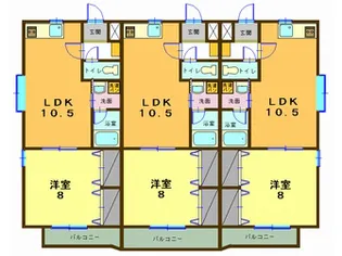 静岡県駿東郡長泉町下土狩【マンション】の間取り