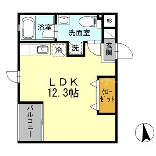 RoCa【3階】の間取り