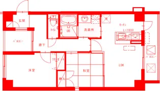 maison y【5階】の間取り