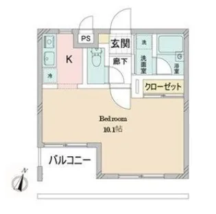 ラ・カーザ・ビアンカ【1階】の間取り