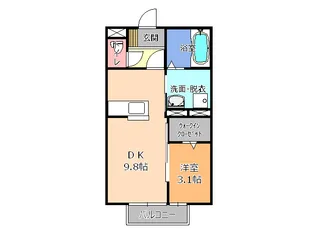 サン プラウド【1階】の間取り