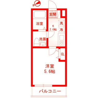 山手ビューハイム【1階】の間取り