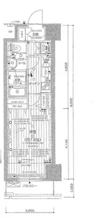 東京都渋谷区本町3【マンション】の間取り