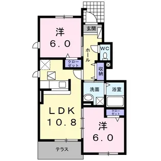 ラフィネ シス【1階】の間取り