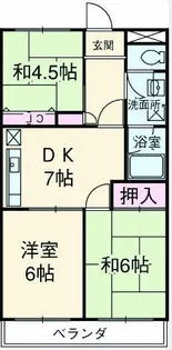 アミカル高橋【3階】の間取り
