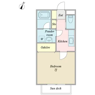 アーバンヒルズ富士【1階】の間取り
