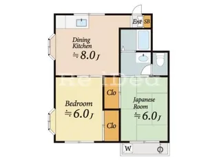 コーポリバティ【1階】の間取り