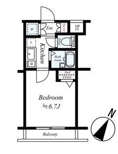 東京都板橋区氷川町【マンション】の間取り