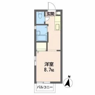 カーサ佐藤【2階】の間取り
