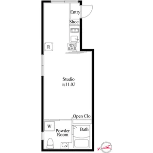 東京都台東区小島1【マンション】の間取り