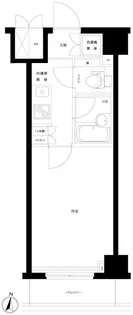 ルーブル大島【6階】の間取り