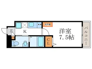NEXT LIFE 三条御前【4階】の間取り