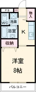 ヴィラエスポワールII【3階】の間取り