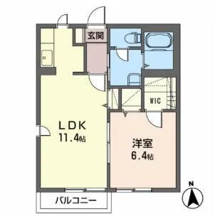 TSアルカディア【2階】の間取り