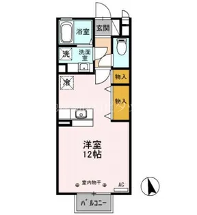 レジェンドワコー B【2階】の間取り