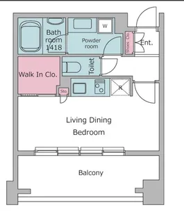 東京都渋谷区代官山町【マンション】の間取り