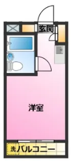 ユースフル武蔵小杉【5階】の間取り