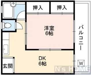 ナガタビル【2階】の間取り