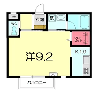 アリエッタ大宮【3階】の間取り