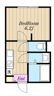 カインドネス厚木旭町North【01】【3階】の間取り