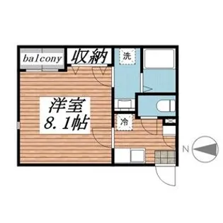 Payne′s Place(ぺインズプレイス)【1階】の間取り