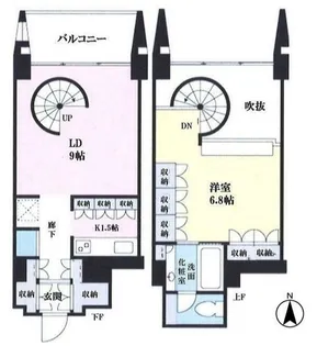 N3ユニテ【7階】の間取り