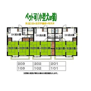 コーポ園B【1階】の間取り