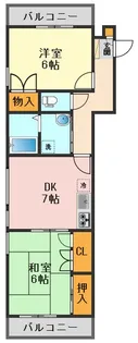 東京都江戸川区松島1【マンション】の間取り