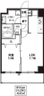Grazia Kamata【2階】の間取り