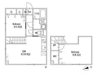 PASEO下北沢代沢IIの間取り