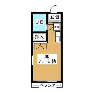 コーポきど【2階】の間取り
