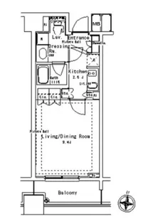 パークアクシス御茶ノ水ステージ【5階】の間取り