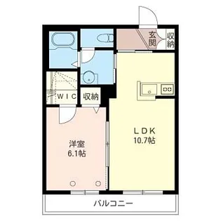 シャーメゾン北糀谷【4階】の間取り