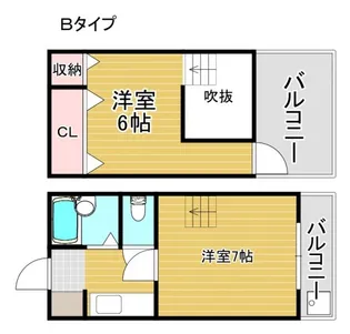 アベニュー岸里【5階】の間取り