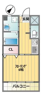 第2富喜マンション【5階】の間取り